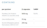 Active C 1000 mg | PureWay-C® with Citrus Bioflavonoids & Acerola - 60 капсули - Feel You
