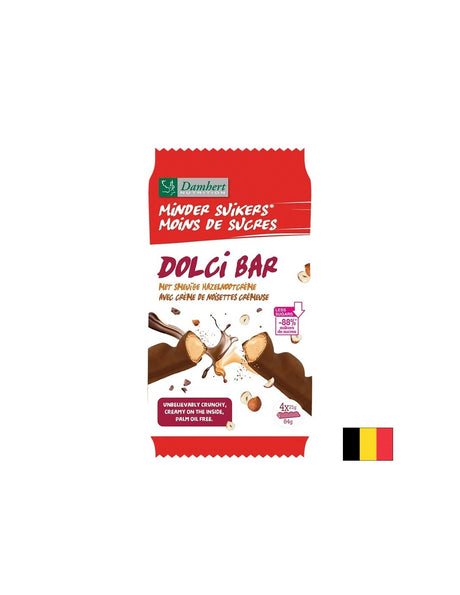 Барчета с нежен лешников крем – 88% по-малко захар, без палмово масло, 84 g - Feel You