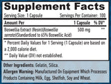 Boswellia Extract 500 mg / 100 Caps