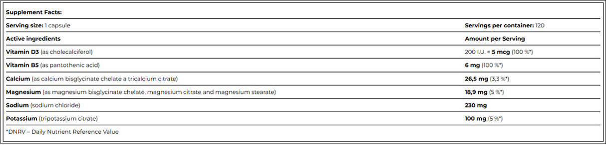 Performance E-Lite Salts / 120 Vcaps - Feel You