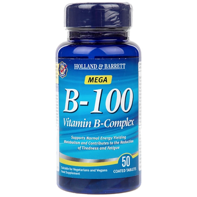Mega B-100 / Vitamin B-Complex 50 каплети - Feel You
