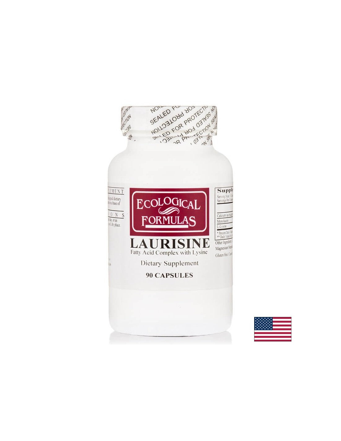 Формула с противовирусно действие - Лауризин (Калцин, Монолаурин и Л-Лизин), 90 капсули - Feel You