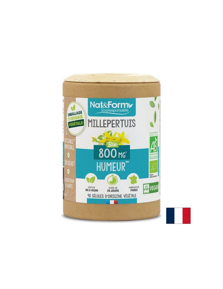 Стрес и добро настроение - Жълт кантарион БИО, 90 капсули - Feel You