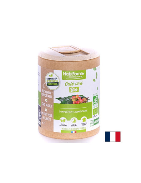 Поддържане на теглото - Зелено кафе Био, 90 капсули - Feel You