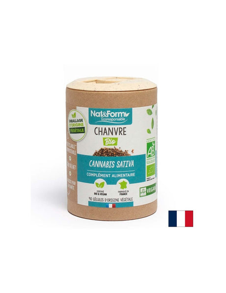 Нервна и мозъчна функция - Екстракт от конопени семена Био, 90 капсули - Feel You