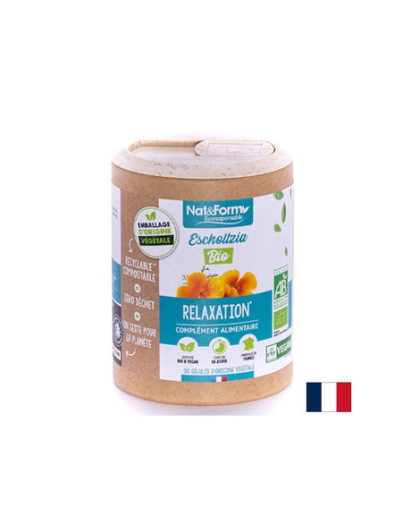 Стрес и безсъние - Ешолция (Калифорнийски мак) Био, 90 капсули - Feel You