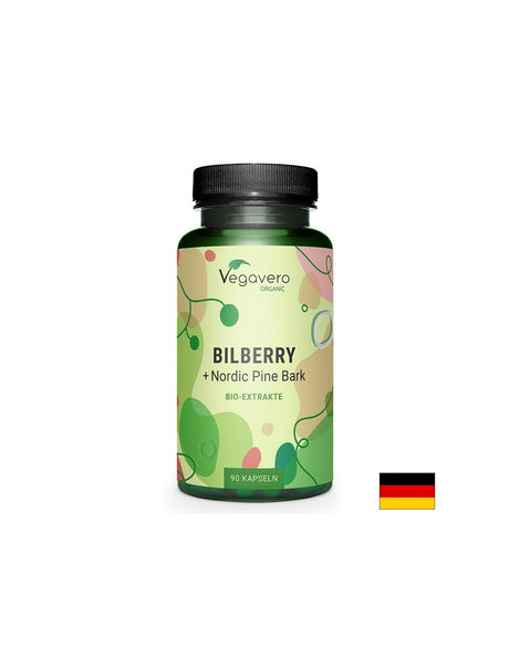 Здрави очи и сърце - Черна боровинка + екстракт от средиземноморски бор, 90 капсули - Feel You