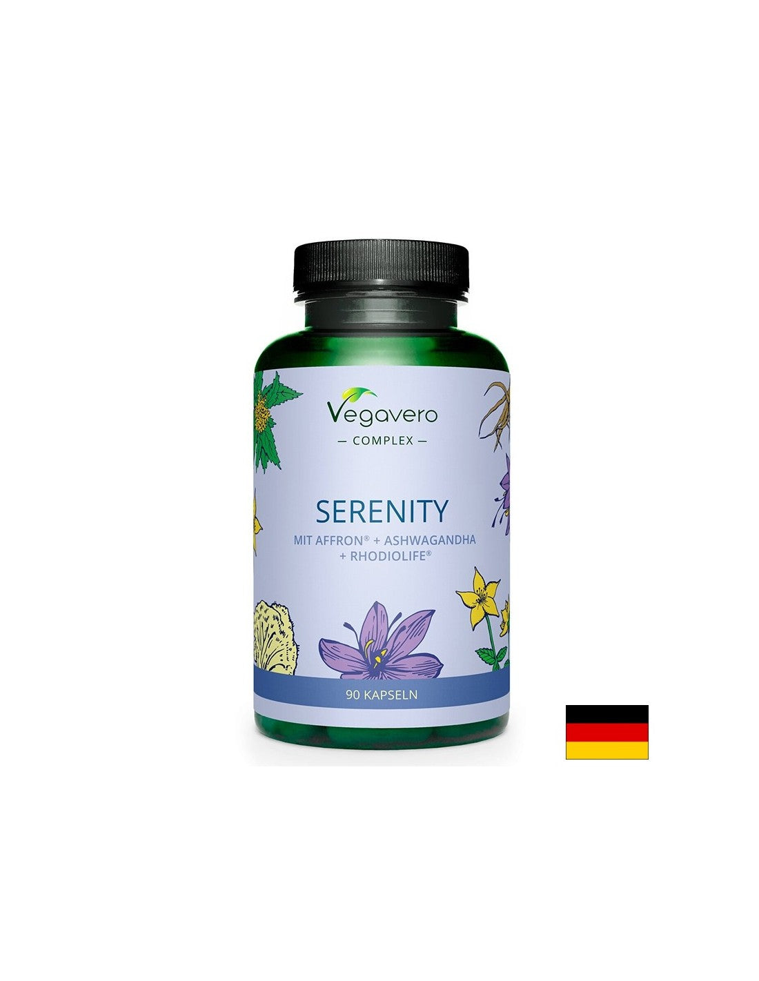 Билкова Антистрес Формула с Шафран + Ашваганда и Златен корен, 90 капсули - Feel You