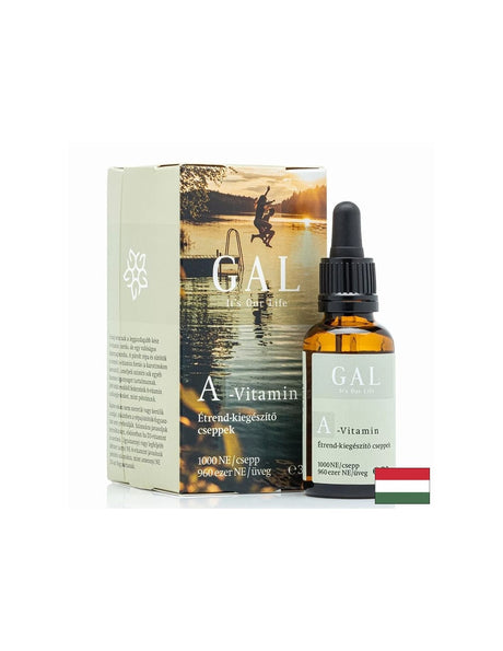 Витамин А – Здрава кожа, добро зрение и силен имунитет, 900 μg, 320 дневни дози, 30 ml капки - Feel You