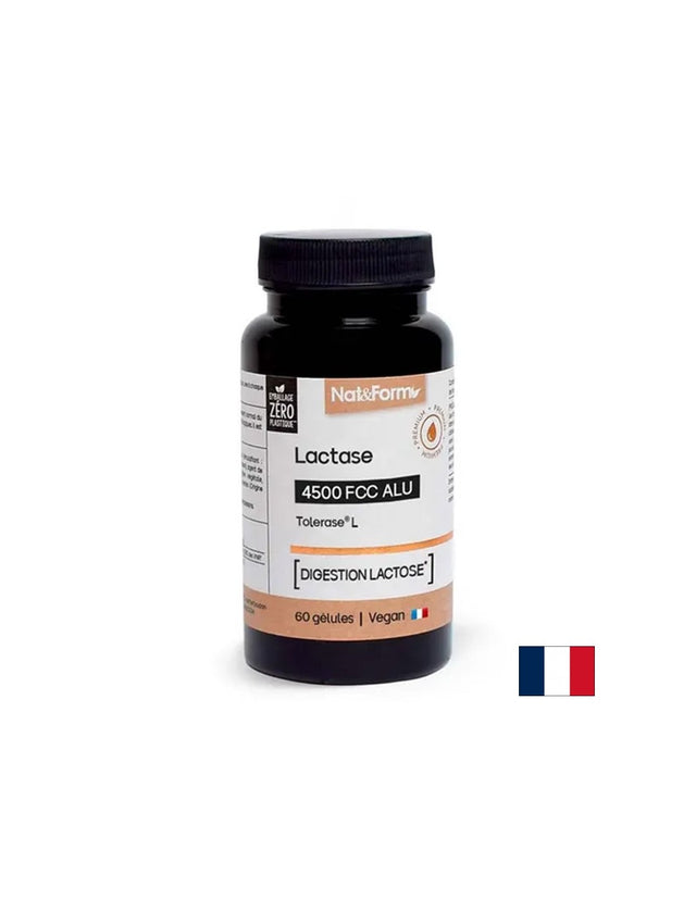 Лактаза – При лактозна непоносимост, 9000 FCC, 60 капсули - Feel You