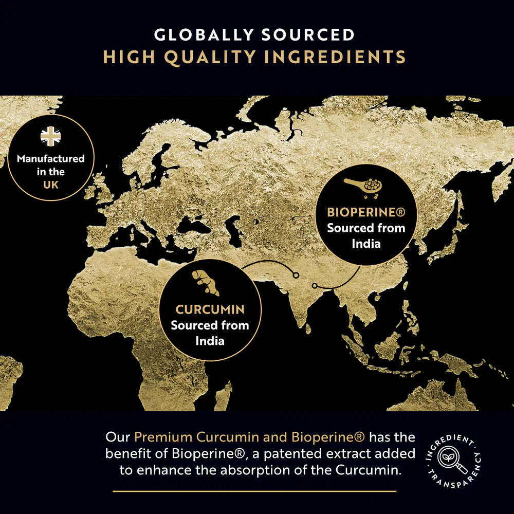 Премиум Куркумин 95% Куркуминоиди с Bioperine® – 120 капсули - Feel You