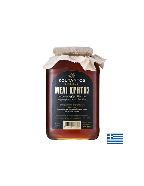 Пчелен мед от иглолистни дървета, билки и мащерка (о. Крит), 950 g - Feel You