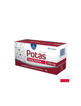 Калий При крампи, мускулна умора и нарушения в сърдечния ритъм 960 mg, 60 капсули с удължено освобождаване - Feel You