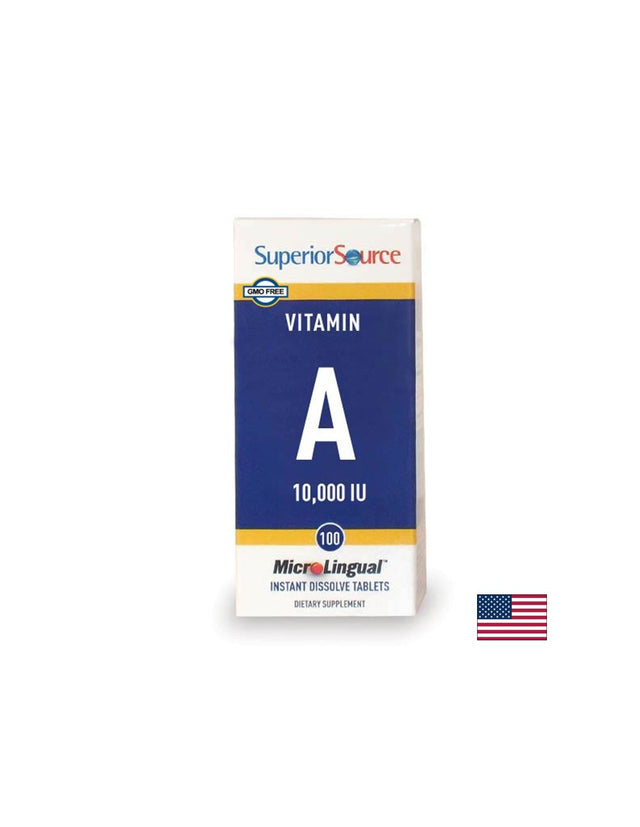 Витамин A , 3000 mg х 100 сублингвални таблетки Superior Source - Feel You