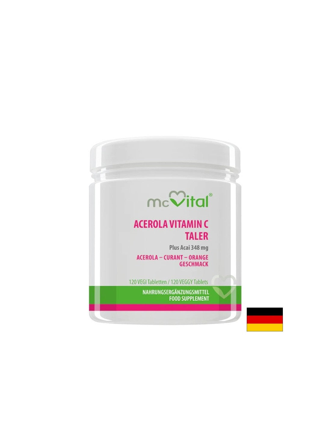 Имунитет - Витамин С + Aцерола и Aкай McVital, 120 таблетки - Feel You