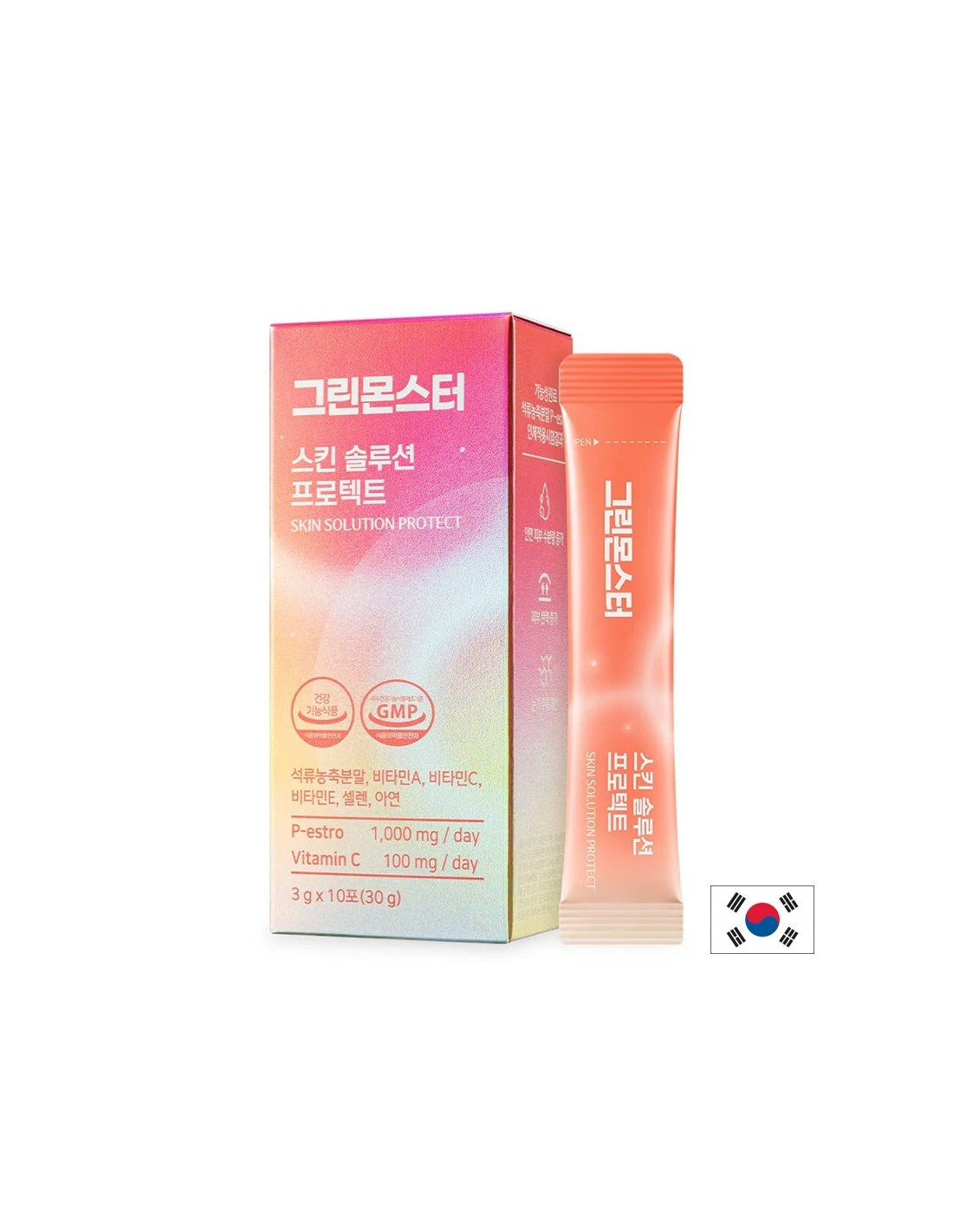 Елагова киселина + Витамини A, C, E – За сияйна кожа, 10 сашета - Feel You