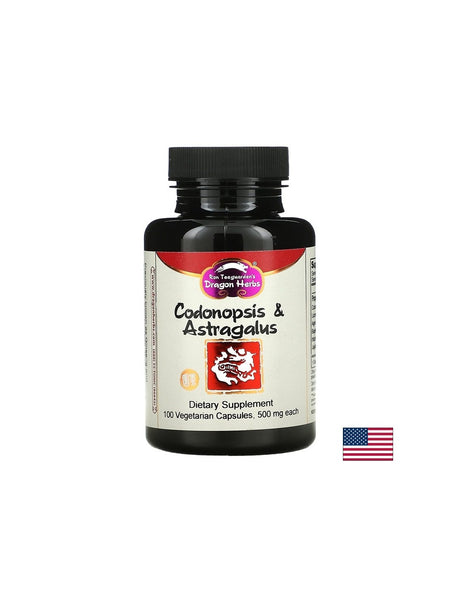 Адаптоген - Кодонопсис и Aстрагал - Codonopsis and Astragalus, 500 mg x 100 капсули - Feel You