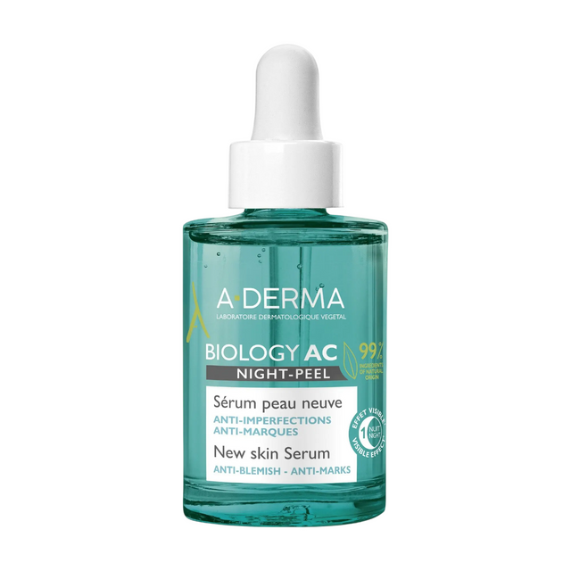 A-Derma - Biology AC Night-Peel New Skin Serum - 30ml - Feel You