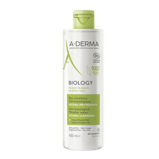A-Derma - Biology Dermatological Micellar Water Hydra-Cleansing - 400ml - Feel You