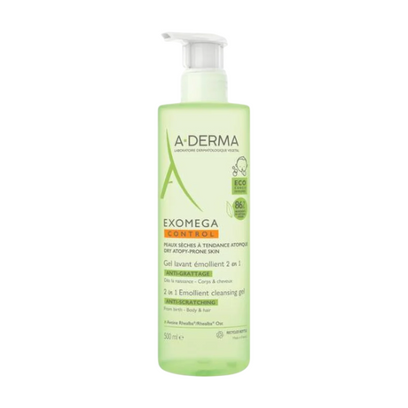 A-Derma - Exomega Control Emollient Cleansing Gel 2in1 - 500ml - Feel You