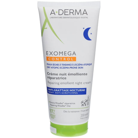 A-Derma - Exomega Control Emollient Night Cream - Noční emolienční krém - 200ml - Feel You