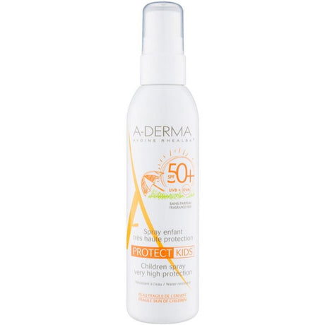 A-Derma, Protect Kids, Fragrance-Free, Protecting, Sunscreen Spray, SPF 50+, 200 ml - Feel You
