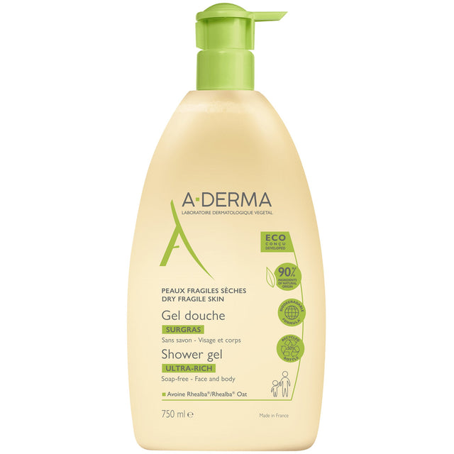 A-Derma - Ultra-Rich Shower Gel - 750ml - Feel You