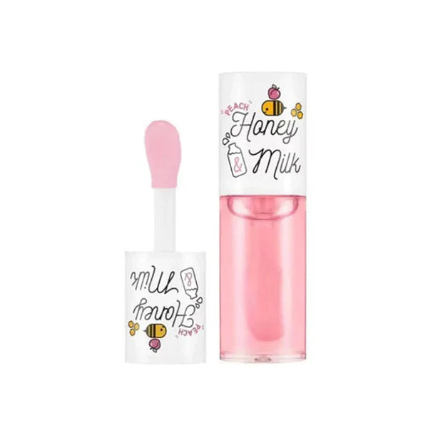 A'pieu - Honey & Milk Lip Oil, Peach, 5g - Feel You