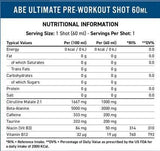 ABE Shot | All Black Everything Pre-Workout - 12 x 60 мл - Feel You
