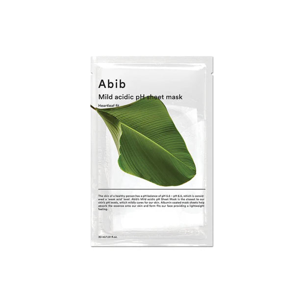 ABIB - Mild Acidic pH Sheet Mask - Heartleaf Fit, 1ea - Feel You