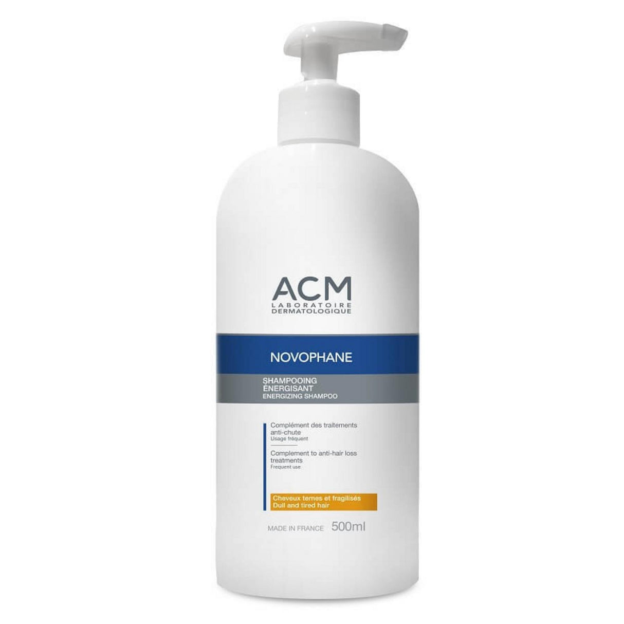 Laboratoire ACM, Novophane, Hair Treatment Shampoo, Energizing, Fine, 500 ml - Feel You