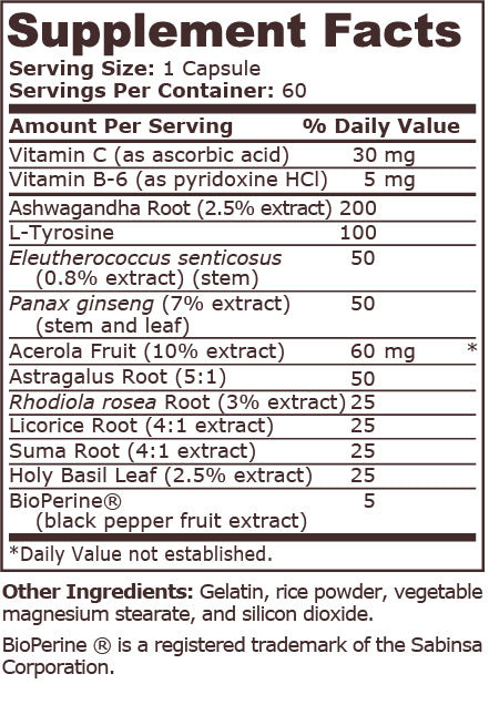 ADRENAL SUPPORT - 60 Capsules - Feel You