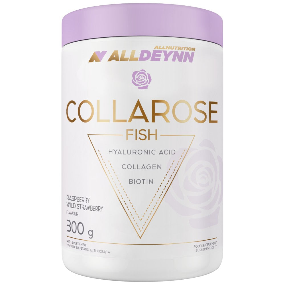 AllDeynn | CollaRose Fish - Marine Collagen with Hyaluronic Acid - 300 грама