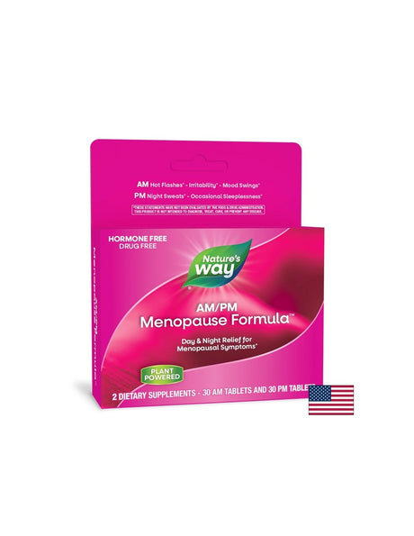 Менопауза AM/PM – Хармония през деня и спокоен сън през нощта, 2x30 таблетки - Feel You