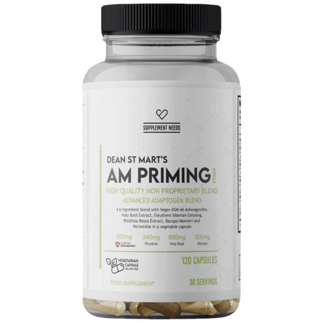 AM Priming Stack | Adaptogen Formula 120 капсули - Feel You