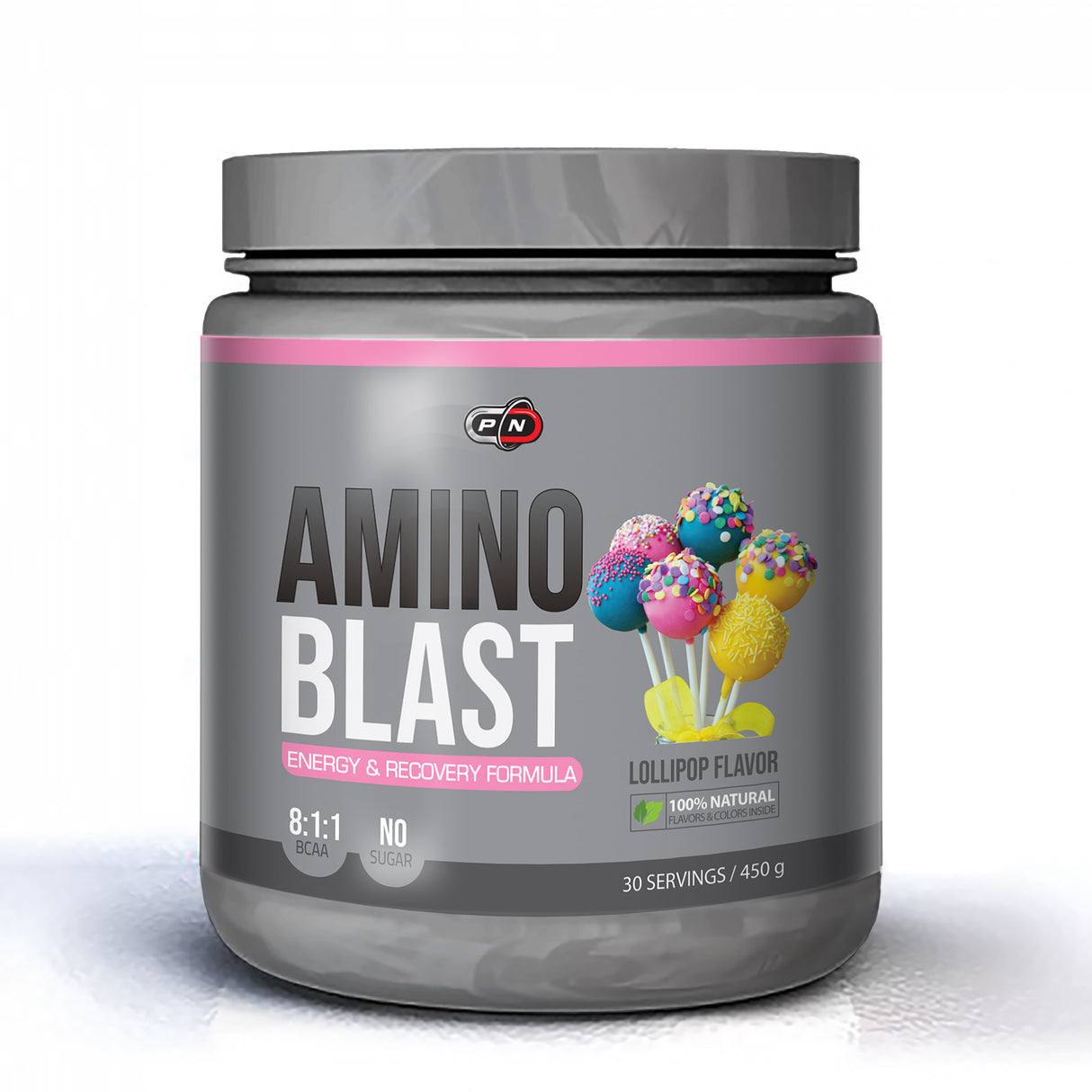 AMINO BLAST - LOLLIPOP - NATURALLY FLAVORED - 450 Г