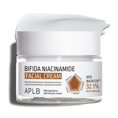 APLB - Bifida Niacinamide Facial Cream - Pore Narrowing Cream with Niacinamide - 55ml - Feel You