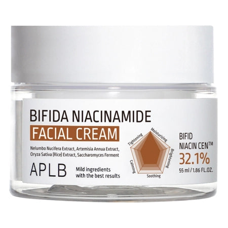 APLB - Bifida Niacinamide Facial Cream - Pore Narrowing Cream with Niacinamide - 55ml - Feel You