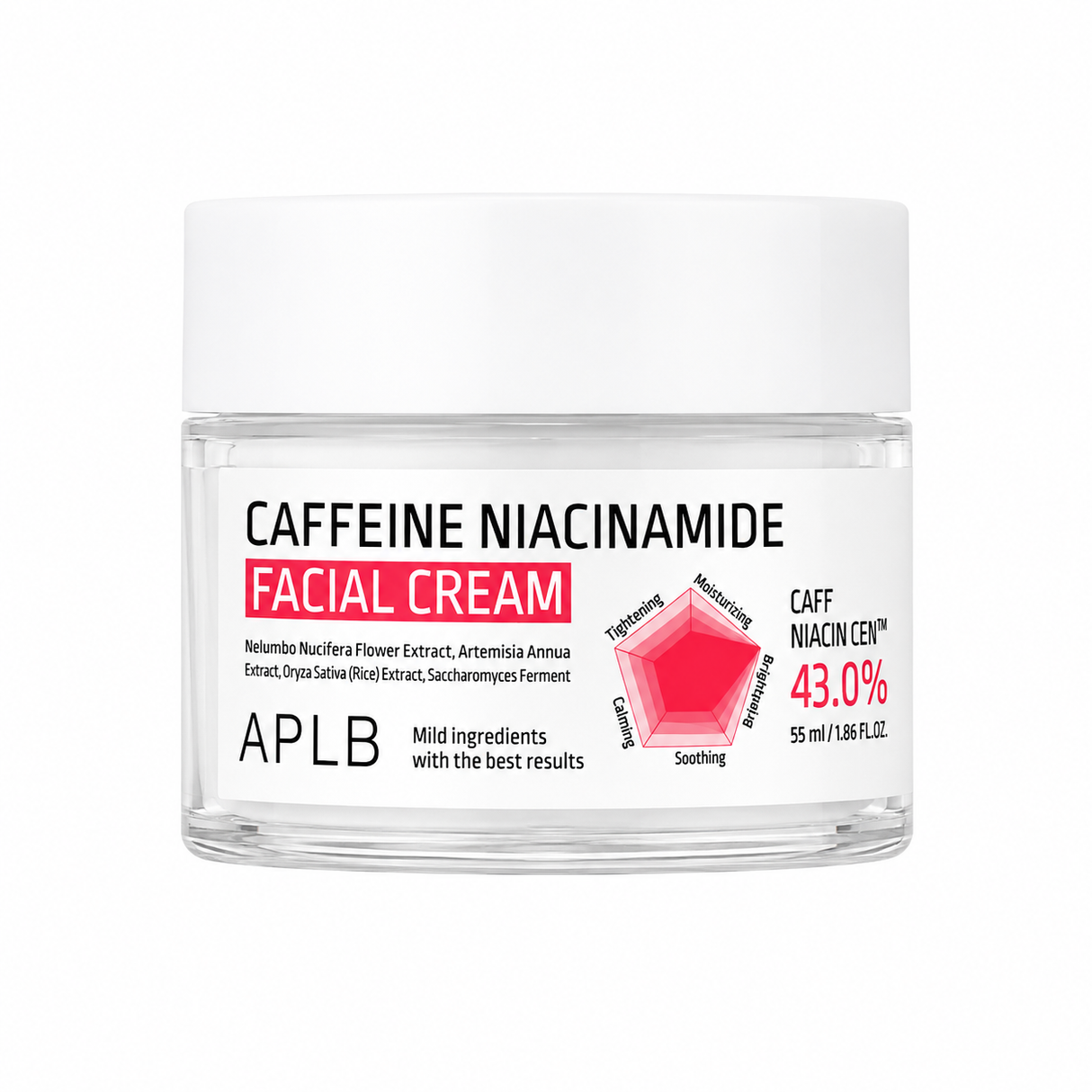 APLB - Caffeine Niacinamide Facial Cream, 55ml