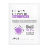 APLB - Collagen EGF Peptide Sheet Mask - Moisturizing and Firming Sheet mask for Face - 1pc/25ml - Feel You