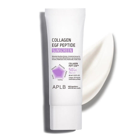 APLB - Collagen EGF Peptide Sunscreen SPF50+ PA++++ - Moisturizing Face Cream with Filter - 40ml - Feel You