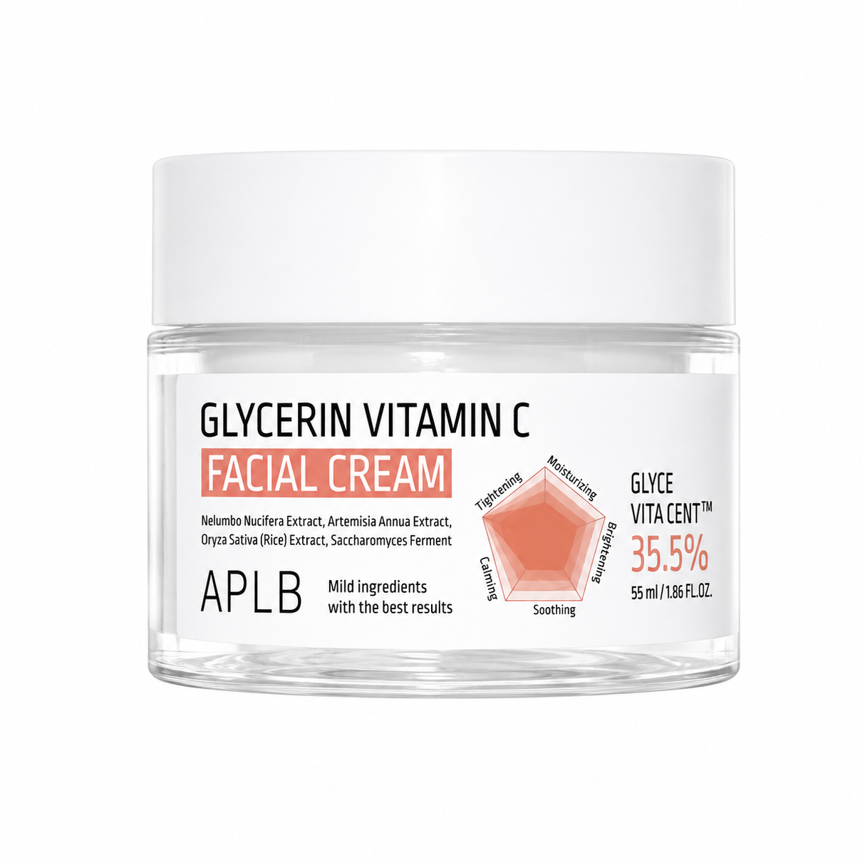 APLB - Glycerin Vitamin C Facial Cream, 55ml