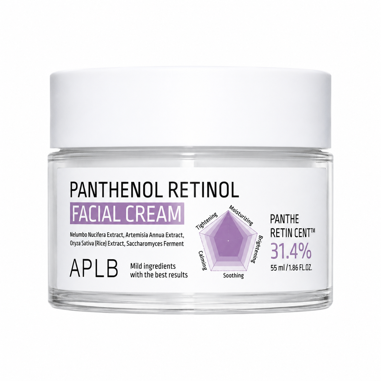 APLB - Panthenol Retinol Facial Cream, 55ml