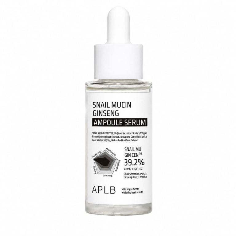 APLB - Snail Mucin Ginseng Ampoule Serum, 40ml
