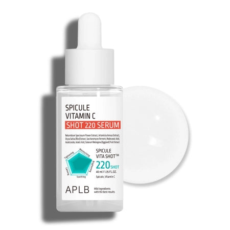 APLB - Spicule Vitamin C Shot 220 Serum - Microneedle Serum with Vitamin C - 40ml - Feel You