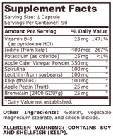 APPLE CIDER VINEGAR - 90 Capsules - Feel You