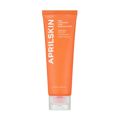 APRILSKIN - Real Carrotene Acne Foam Cleanser, 120ml - Feel You