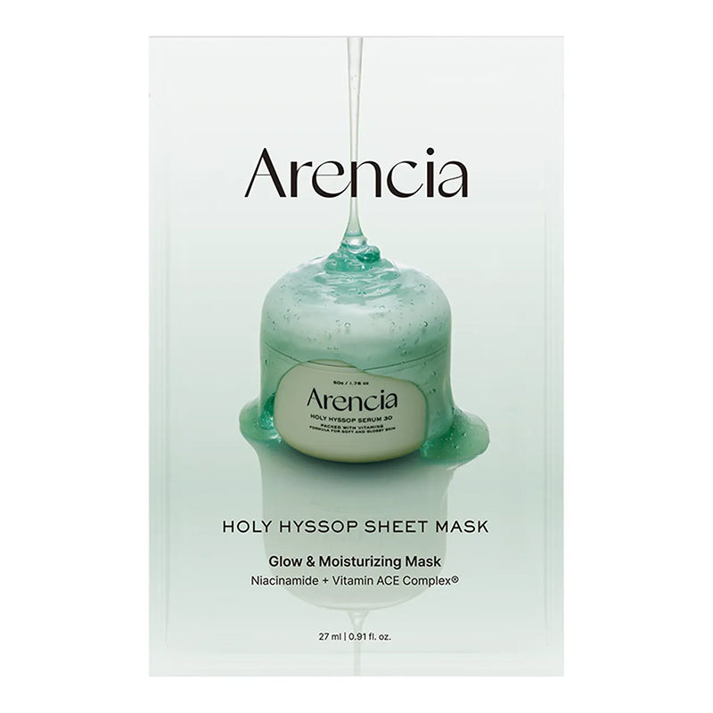 ARENCIA Holy Hyssop Sheet Mask,27 ml - Feel You