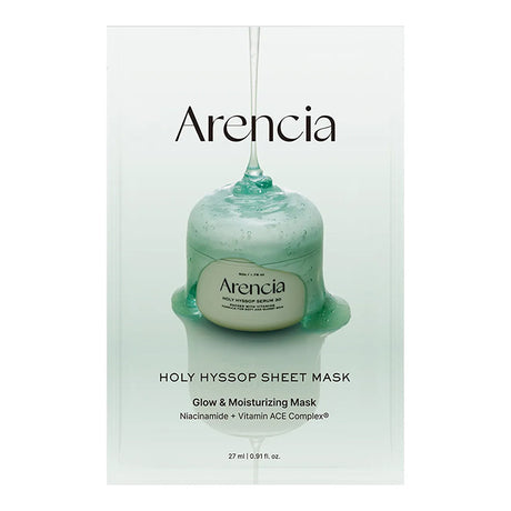 ARENCIA Holy Hyssop Sheet Mask,27 ml - Feel You