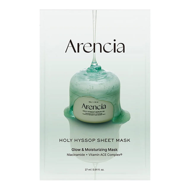 ARENCIA Holy Hyssop Sheet Mask,27 ml - Feel You